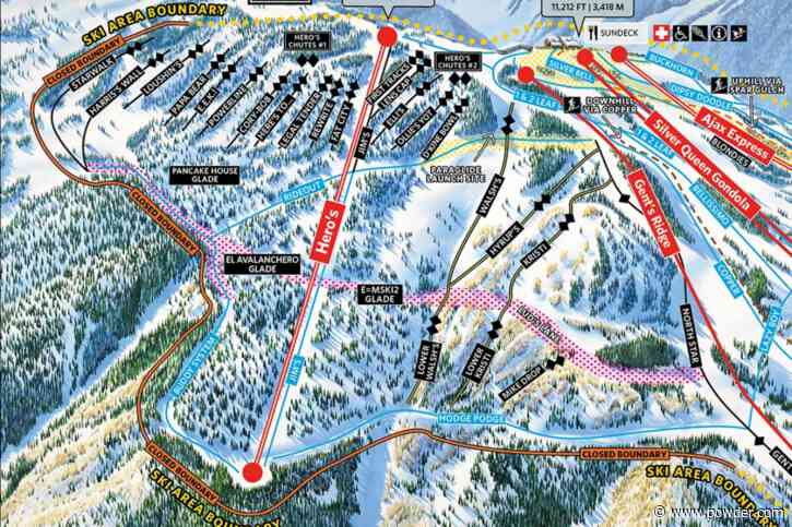 Aspen Mountain Previews New Hand-Painted Trail Map