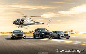 Fotoshoot – 3 Bentley’s en een helikopter op Maastricht Airport