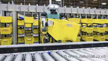 Inside Amazon's 'dystopian' new robot warehouses: Fears for company's 1.5 million human workers as Amazon employs humanoids to do 'mundane and repetitive' tasks