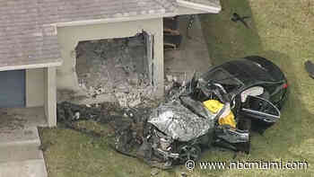 Driver, 17, killed after crashing into Florida City home while fleeing police