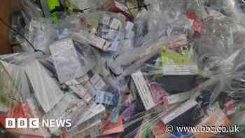 Vapes, tobacco and cigarettes worth £24k seized in Northants