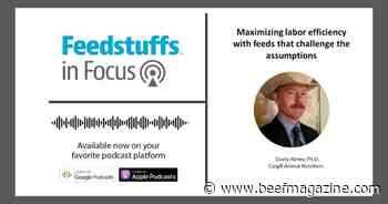 Maximizing labor efficiency with feeds that challenge the assumptions