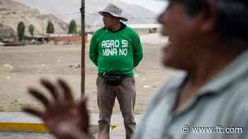 Protests threaten to dent the outlook for Peruvian copper