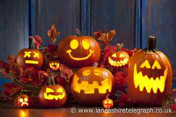 Pumpking picking event in Mill Hill, Blackburn, on Monday