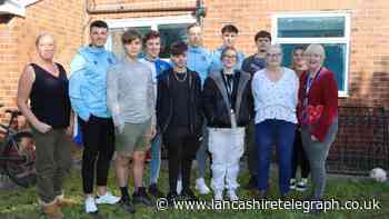 Blackburn Rovers meet young people at Nightsafe in Darwen