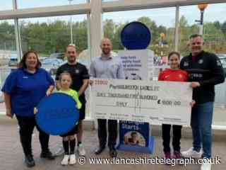 Haslingden Girls and Ladies FC was awarded £1,500 from Tesco