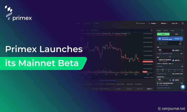 Primex, the protocol for spot margin trading on DEXs, launches its mainnet beta