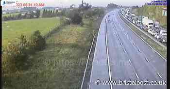 Live: M4 'traffic problem' stops vehicles near Bristol