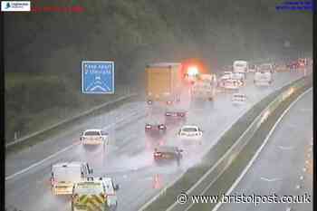 M5 and M4 traffic live: Flooding and spillage sparks severe delays on motorways