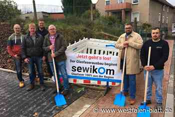 Sewikom beginnt Glasfaserausbau in Amelunxen
