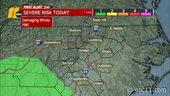 Chance of storms Friday afternoon, downpours possible