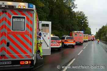 Unfall mit mehreren Autos in Paderborn