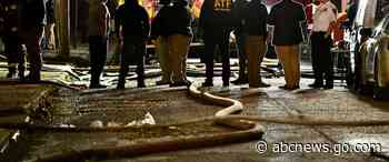 Baltimore firefighter dies and 4 others are injured battling rowhouse fire