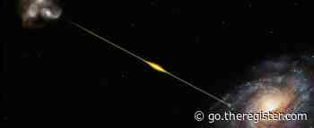 Astroboffins spot high-power 8b year old radio burst from pre-Earth event