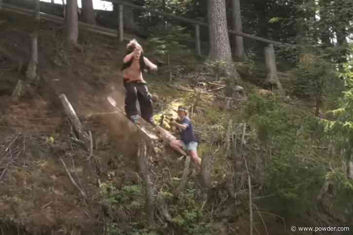 No Snow? No Problem- Skiers Make Entire Edit Without Snow