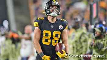 Steelers' Pat Freiermuth aggravates hamstring injury, won't play against Rams in Week 7, per report