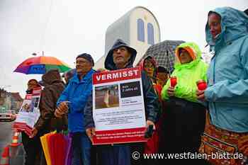 Mahnwache vor der Synagoge Beit Tikwa in Bielefeld