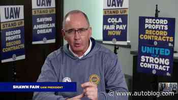 UAW's Fain reports progress in talks with Detroit automakers, wants more