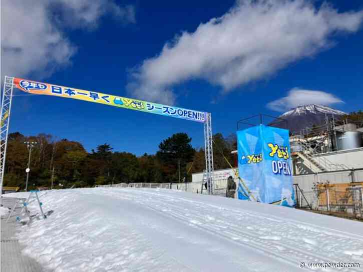 Japanese Ski Resort Opens For Winter; The "Fastest Opening In Japan For 25 Years"