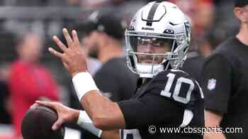 Jimmy Garoppolo out vs. Bears: Here's what Raiders reportedly plan to do as veteran QB sits due to back injury