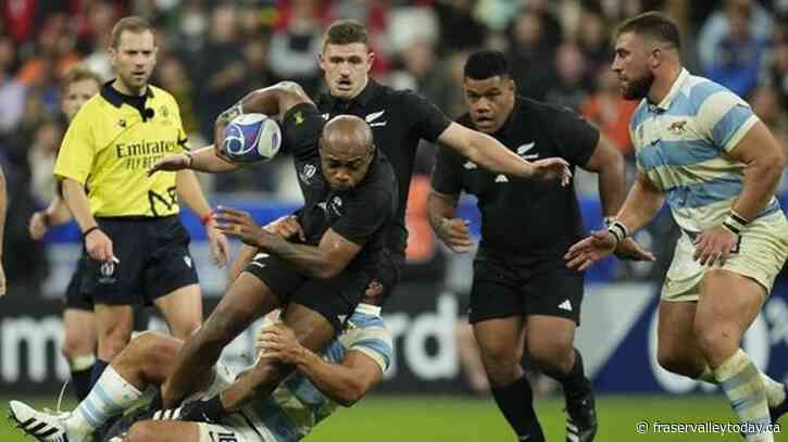 All Blacks crush Argentina 44-6 to reach fifth Rugby World Cup final