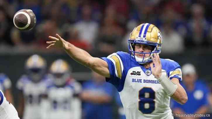 Blue Bombers host Elks with West Division title in their sights