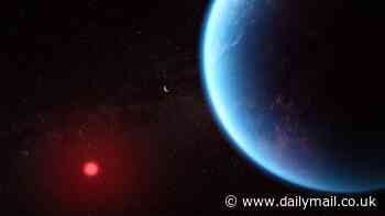 Mysterious heat signature from 'hell world' exoplanet - 40 light-years from Earth - could finally be solved by James Webb Space Telescope