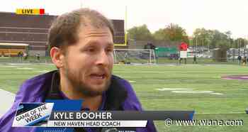 New Haven's Booher joins WANE live for GOTW preview