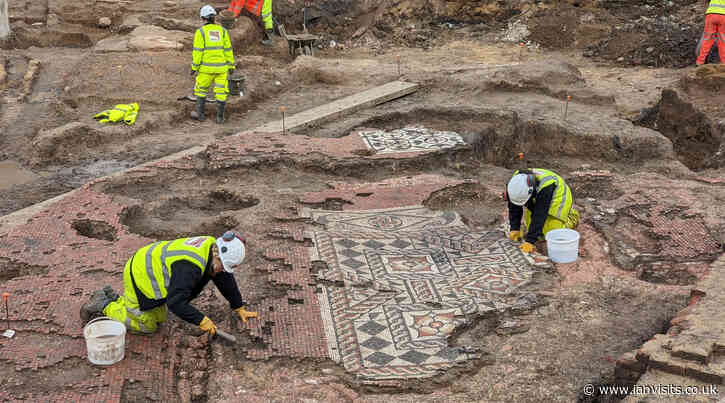 Roman London’s mausoleum and mosaics going on public display in Southwark