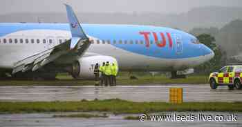 Leeds Bradford Airport new statement after TUI plane skids off runway