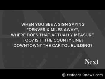 Next Question: How do you measure "X-miles to Denver?"