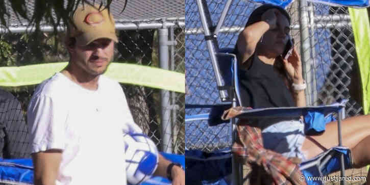 Ashton Kutcher & Mila Kunis Enjoy the Warm Weather at Their Son's Soccer Practice
