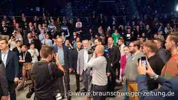 Friedrich Merz und Ron Prosor in Braunschweig