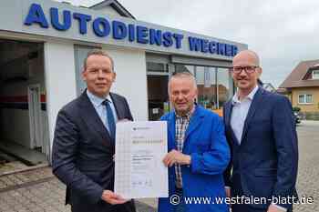 Dringenberg: Manfred Wecker erhält Goldenen Meisterbrief