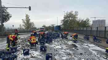 Hopfen und Malz verloren: 40 Hektoliter Bier in Bayern von Laster gefallen