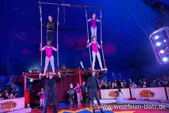 Zirkus in Warburg: Kinder der Falk-Schule sind Stars in der Manege
