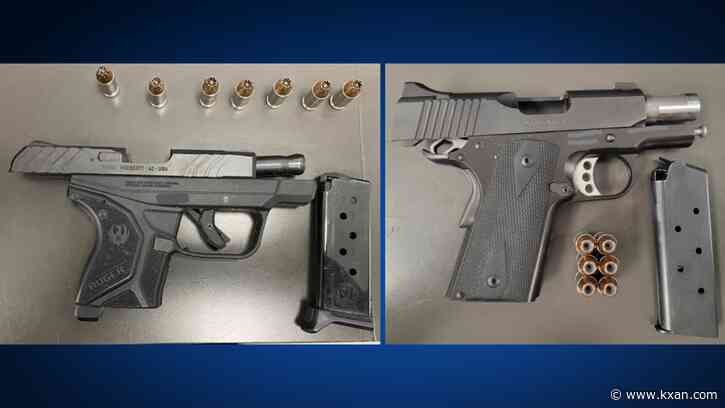 More than 100 guns found at AUS so far in 2023