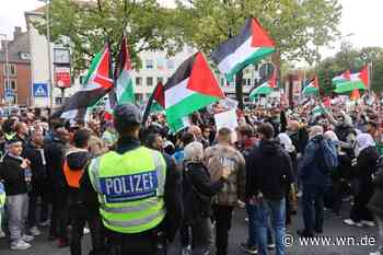 1000 pro-palästinensische Demonstranten ziehen durch Münster – zwei Ingewahrsamnahmen