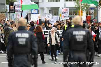 Mehr als 1000 Menschen: Pro-Palästina-Demo verläuft in Bielefeld friedlich