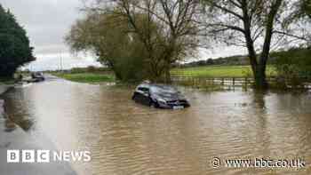 Crash closes M4 as schools shut amid Storm Babet flooding