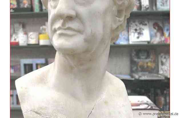 POL-GÖ: (516/2023) Während der Öffnungszeit: Unbekannte stehlen wertvolle Goethe-Büste aus Buchhandlung in Bad Lauterberg
