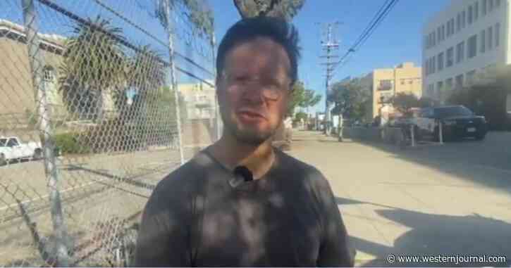 Sick Sign Pops Up Outside Homeless Man's Tent Across from School, Even More Disgusting Is Who Was Behind It