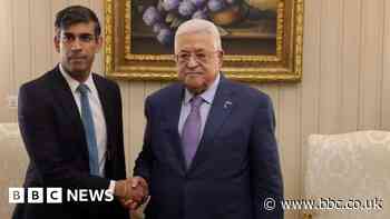 Rishi Sunak renews plea for Gaza aid during visit to Egypt