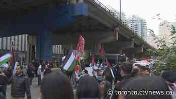 Thousands march in pro-Palestinian rally in downtown Toronto