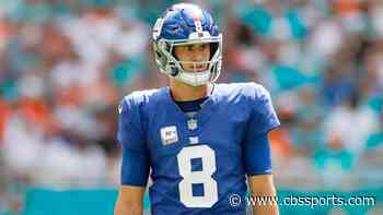 Giants QB Daniel Jones unlikely to play Week 7 vs. Commanders with neck injury, per report