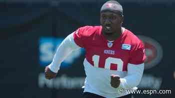 49ers' Samuel has hairline fracture, out for MNF