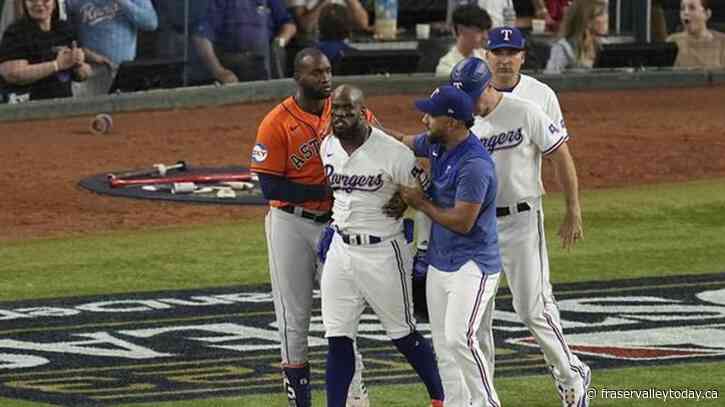 Astros’ Abreu suspended 2 games by MLB, which says he intentionally threw at García