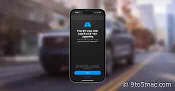 Apple Maps EV routing now rolling out to F-150 Lightning trucks