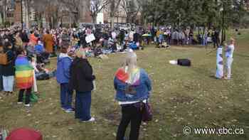 Protesters in downtown Saskatoon rally against Parents' Bill of Rights, anti-SOGI group