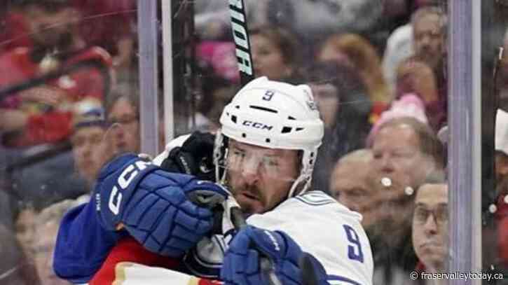 Canucks score two late goals, top Panthers 5-3